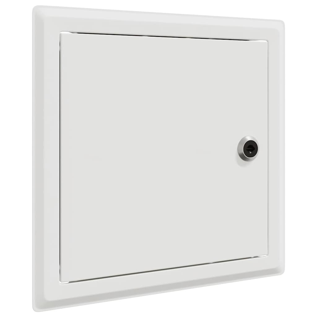 Přístupový Panel 2 Ks Bílá 23 X 23 X 3 Cm Ocel