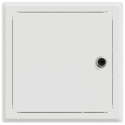 Přístupový Panel 2 Ks Bílá 23 X 23 X 3 Cm Ocel