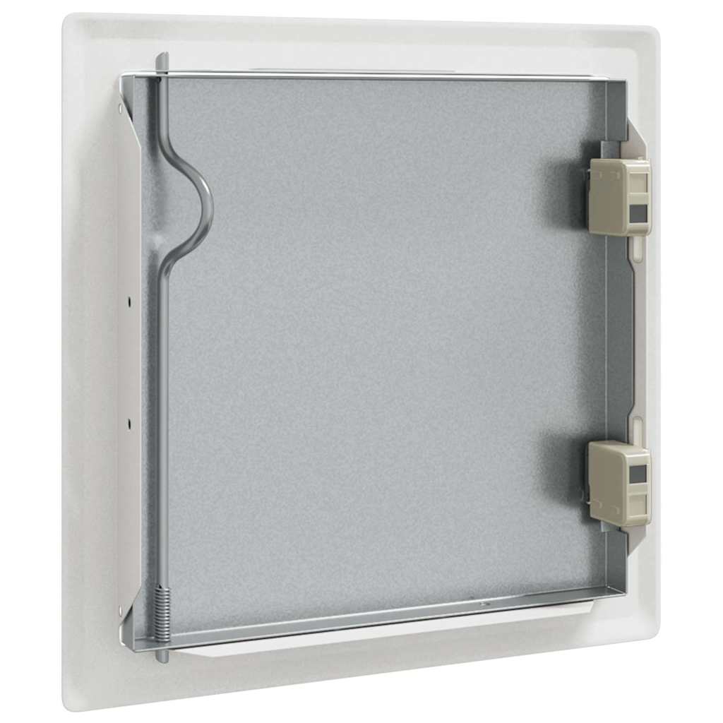 Přístupový Panel 2 Ks Bílá 23 X 23 X 3 Cm Ocel