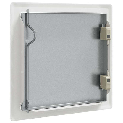Přístupový Panel 2 Ks Bílá 23 X 23 X 3 Cm Ocel