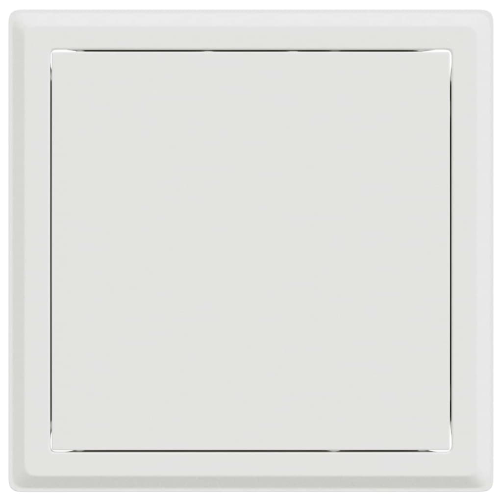 Přístupový Panel 2 Ks Bílá 23 X 23 X 3 Cm Ocel