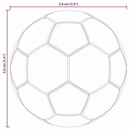 Stolní Fotbálky 12 Ks Bílá 3,6 X 3,6 Cm Polypropylen