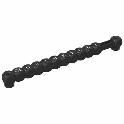 Počítadlo Pro Fotbalový Stůl 2 Ks Černý 30 X 2,2 X 2,9 Cm Hips