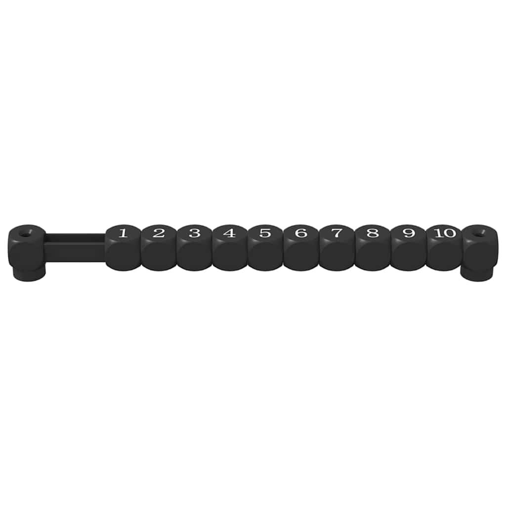 Počítadlo Pro Fotbalový Stůl 2 Ks Černý 30 X 2,2 X 2,9 Cm Hips