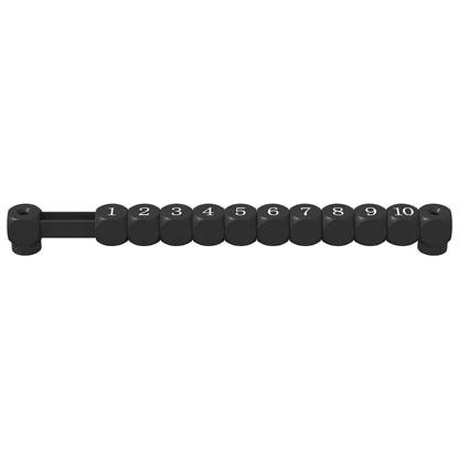 Počítadlo Pro Fotbalový Stůl 2 Ks Černý 30 X 2,2 X 2,9 Cm Hips
