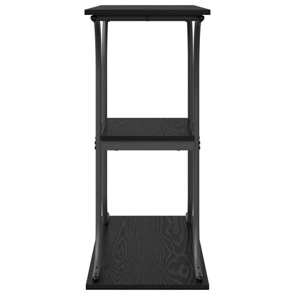 Konzolový Stolek Černý Dub 101 X 35 X 80,5 Cm Kompozitní Dřevo