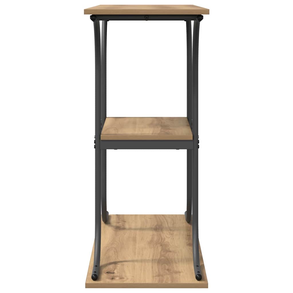 Konzolový Stolek S Policí Artisanový Dub 101 X 35 X 80,5 Cm