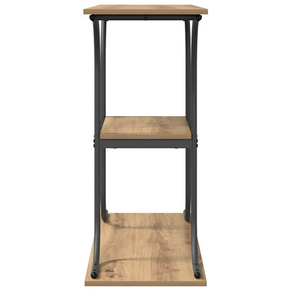 Konzolový Stolek S Policí Artisanový Dub 101 X 35 X 80,5 Cm