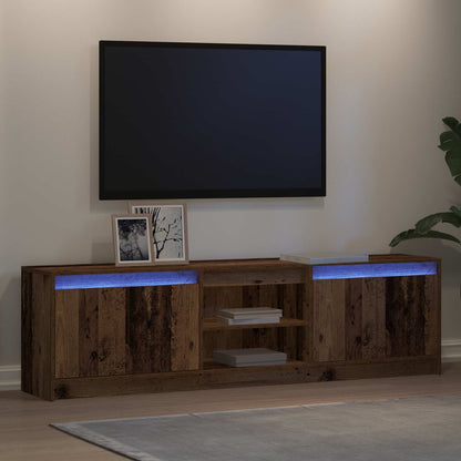 Tv Jednotky 180 X 34 X 50 Cm Hnědá Kompozitní Dřevo