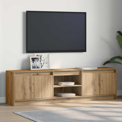 Tv Jednotky 180 X 34 X 50 Cm Hnědá Kompozitní Dřevo