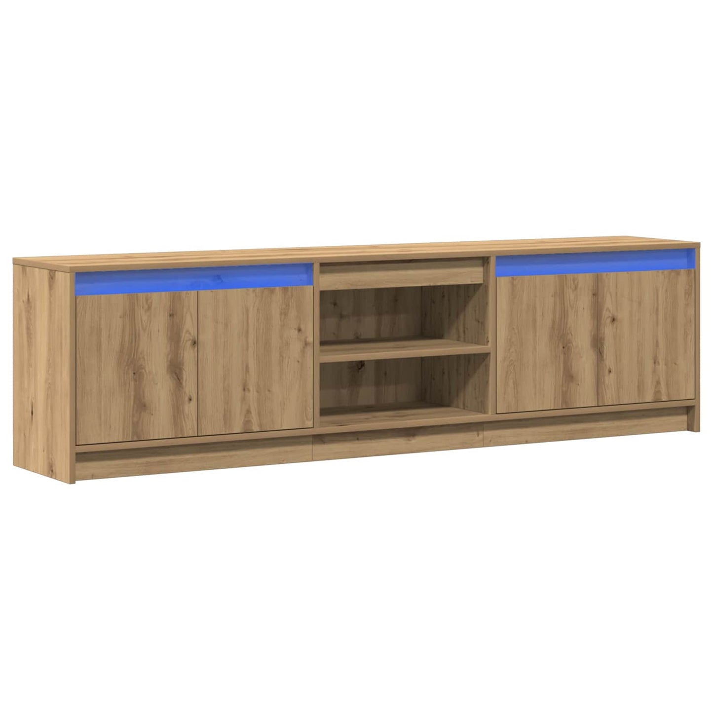 Tv Jednotky 180 X 34 X 50 Cm Hnědá Kompozitní Dřevo