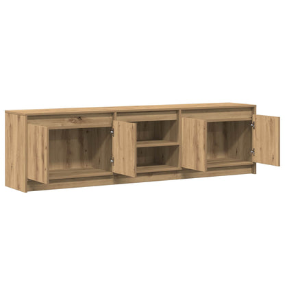 Tv Jednotky 180 X 34 X 50 Cm Hnědá Kompozitní Dřevo
