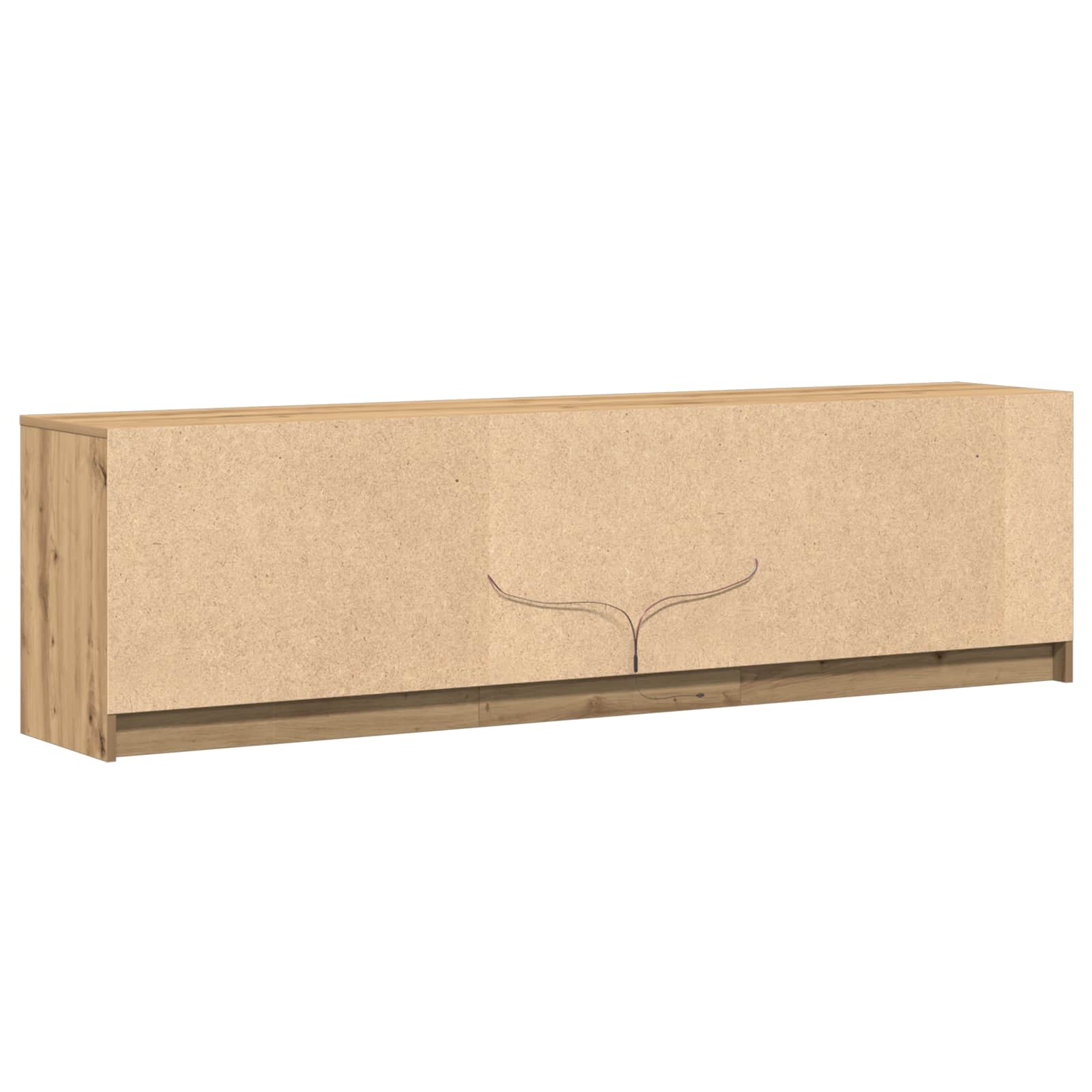 Tv Jednotky 180 X 34 X 50 Cm Hnědá Kompozitní Dřevo