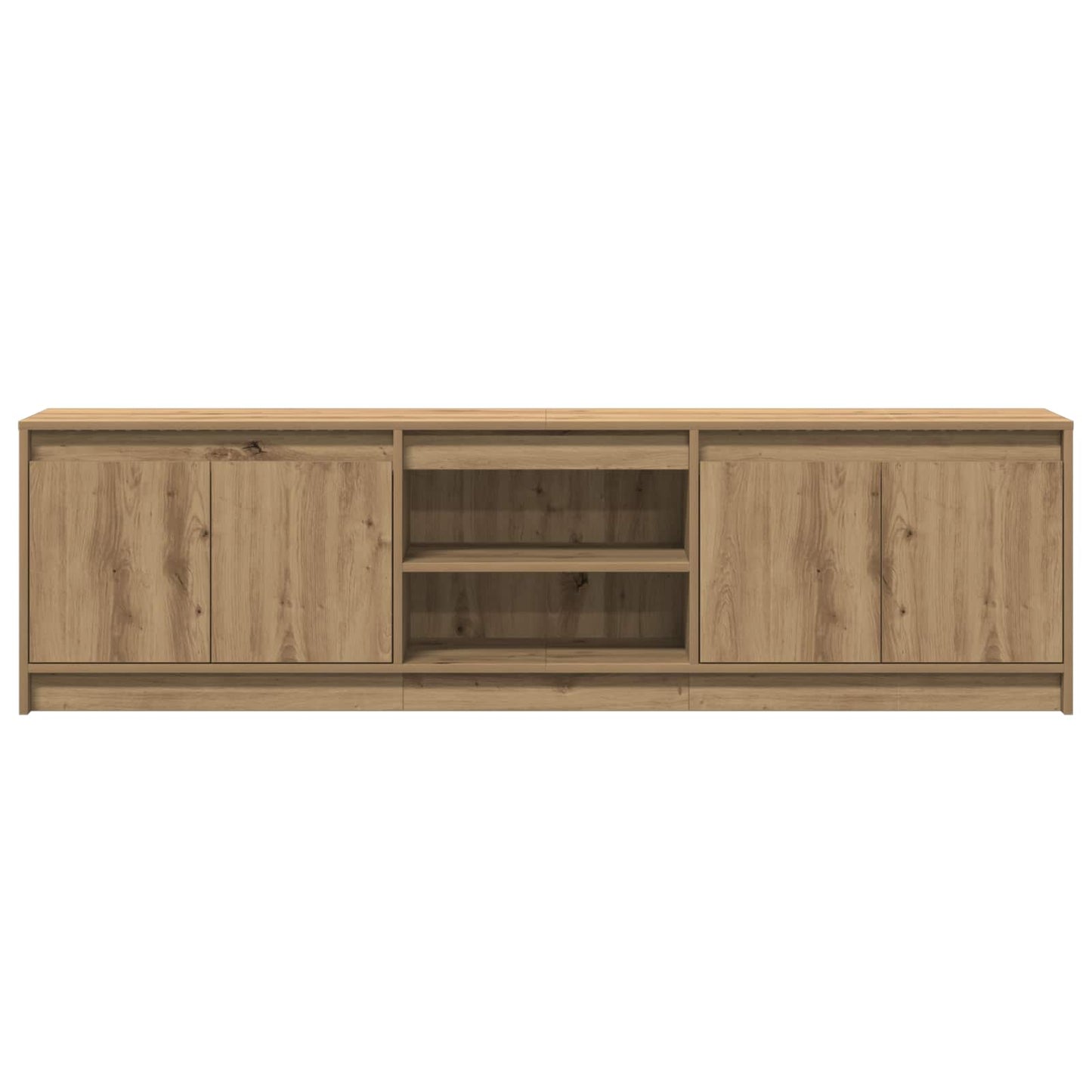 Tv Jednotky 180 X 34 X 50 Cm Hnědá Kompozitní Dřevo