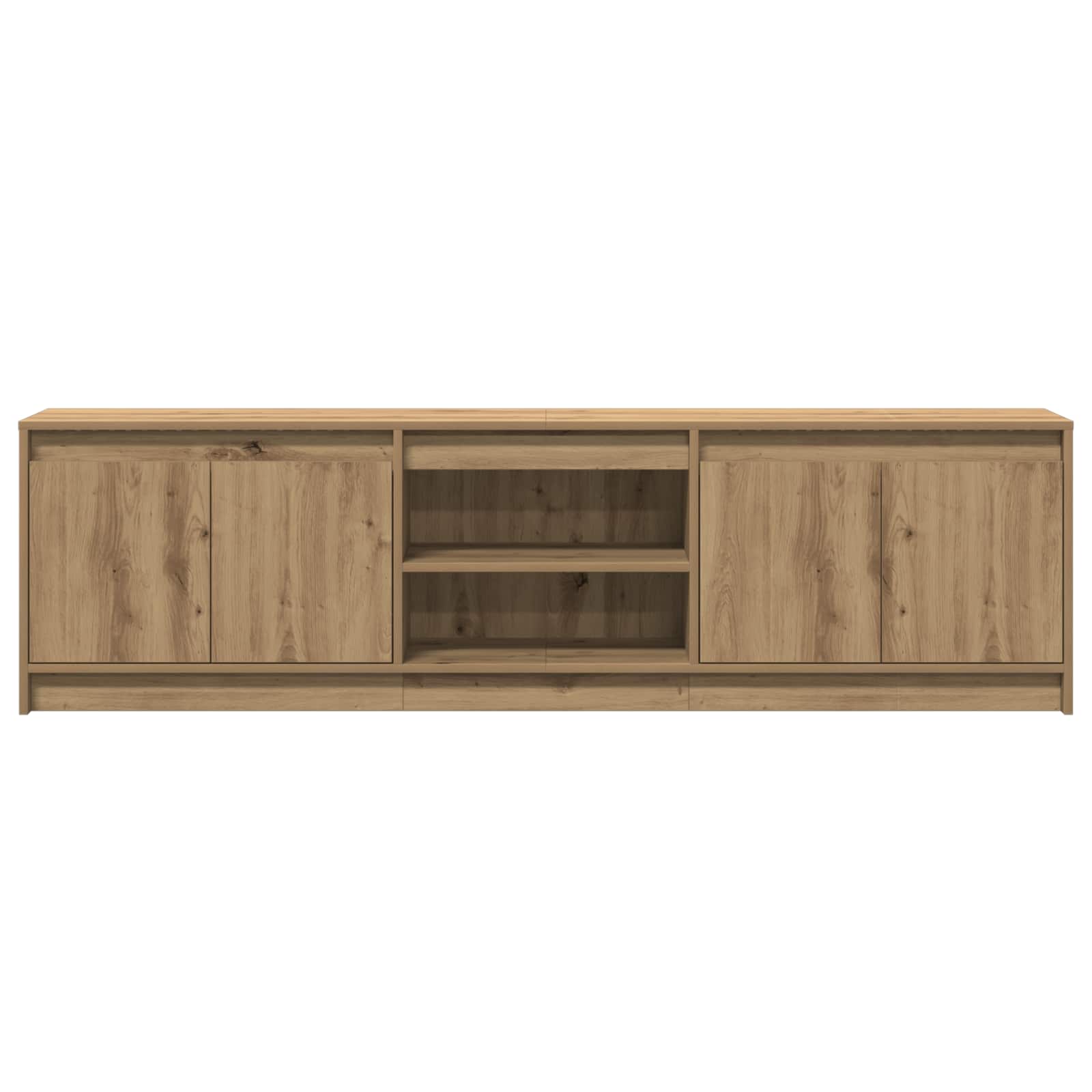 Tv Jednotky 180 X 34 X 50 Cm Hnědá Kompozitní Dřevo