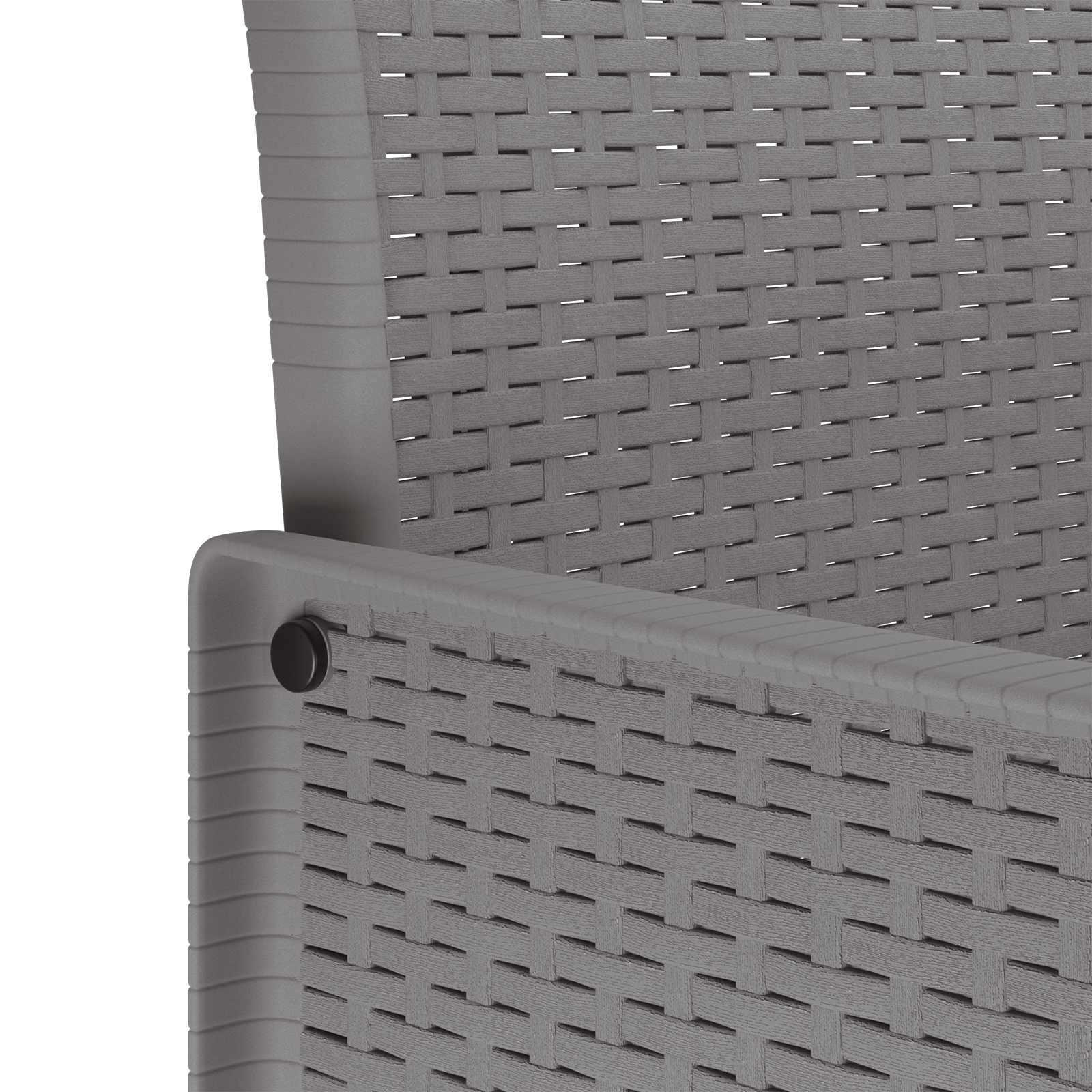 Zahradní Jídelní Souprava 11 Pcs Světle Šedá Polypropylen