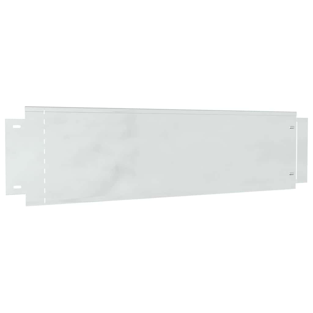 Obrubníky Trávníku 10 Ks 100 X 25 X 0,07 Cm Pozinkovaná Ocel