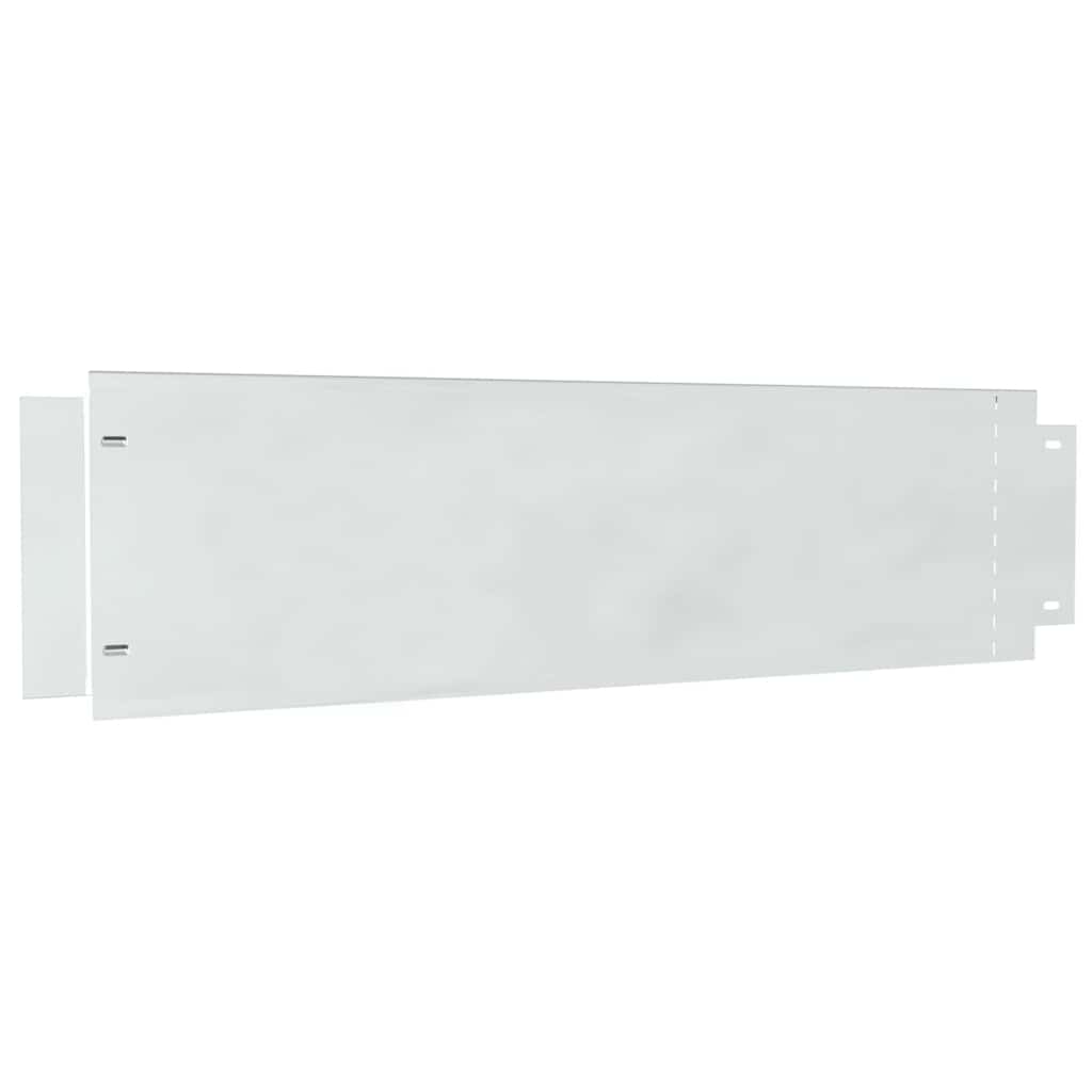 Obrubníky Trávníku 10 Ks 100 X 25 X 0,07 Cm Pozinkovaná Ocel