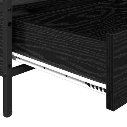 Konferenční Stolek Černý Dub 100 X 51 X 45 Cm Kompozitní Dřevo