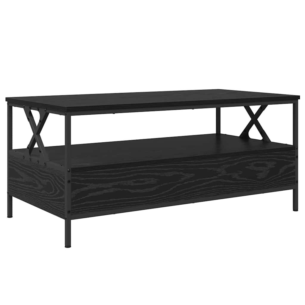 Konferenční Stolek Černý Dub 100 X 51 X 45 Cm Kompozitní Dřevo