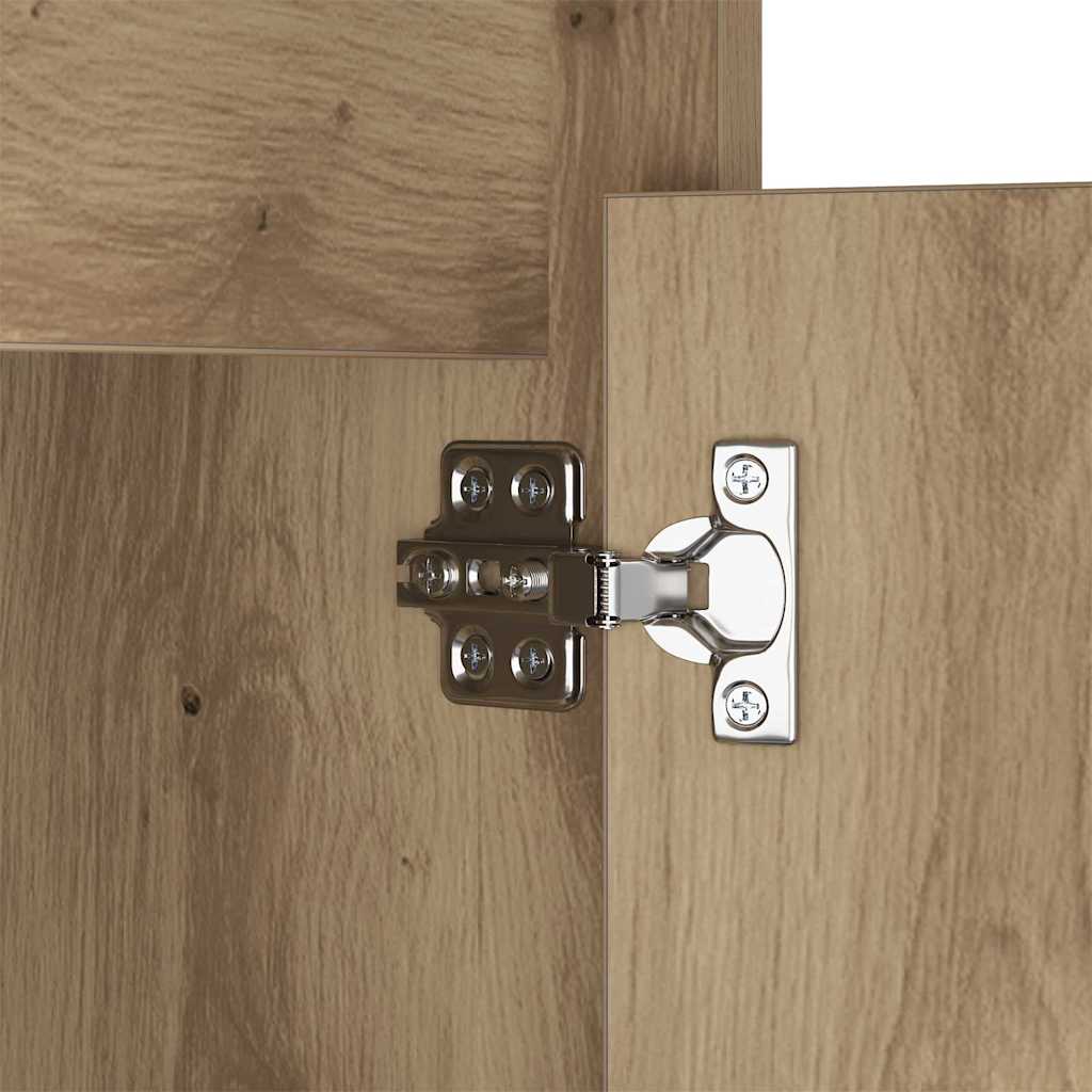 Led Noční Skříňka Dub Artisan 38 X 34 X 61 Cm Kompozitní Dřevo