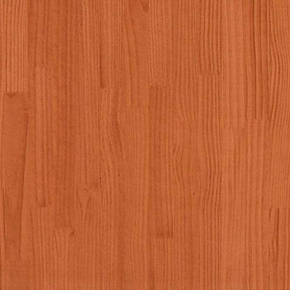 Rám Postele Voskově Hnědá 90 X 200 Cm Masivní Borové Dřevo
