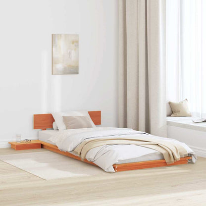 Rám Postele Hnědá 80 X 200 Cm Dřevo