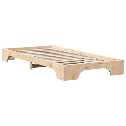 Rám Postele Masivní Borové Dřevo 90 X 200 Cm