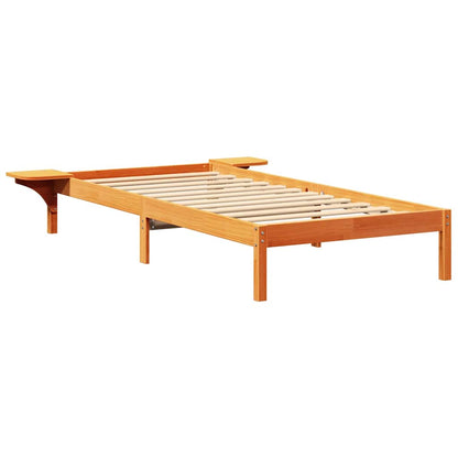 Rám Postele Voskově Hnědá 90 X 200 Cm Masivní Borové Dřevo