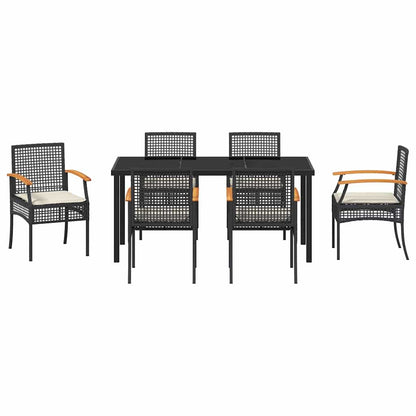 Zahradní Jídelní Souprava 7 Ks Ratan
