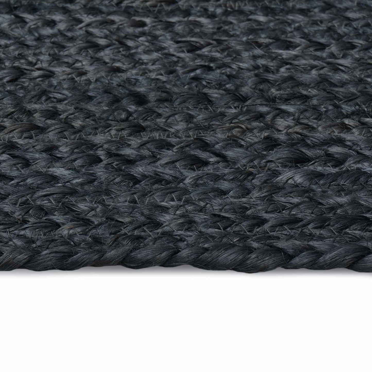 Kusové Koberce Obdélníkový Tmavě Šedá 80 X 250 Cm Juta