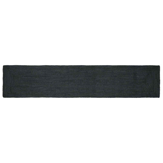Kusové Koberce Obdélníkový Tmavě Šedá 80 X 400 Cm Juta