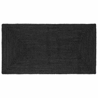 Kusové Koberce Obdélníkový Tmavě Šedá 100 X 200 Cm Juta