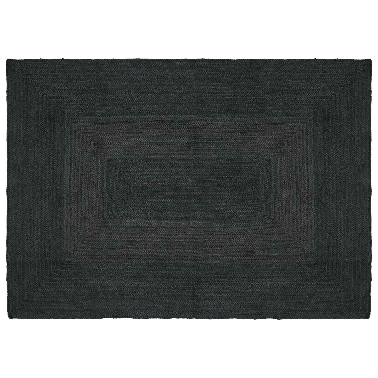 Kusové Koberce Obdélníkový Tmavě Šedá 120 X 170 Cm Juta