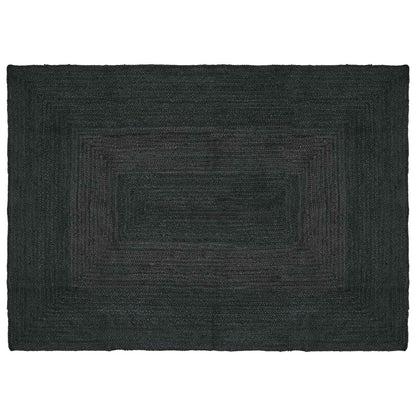 Kusové Koberce Obdélníkový Tmavě Šedá 140 X 200 Cm Juta