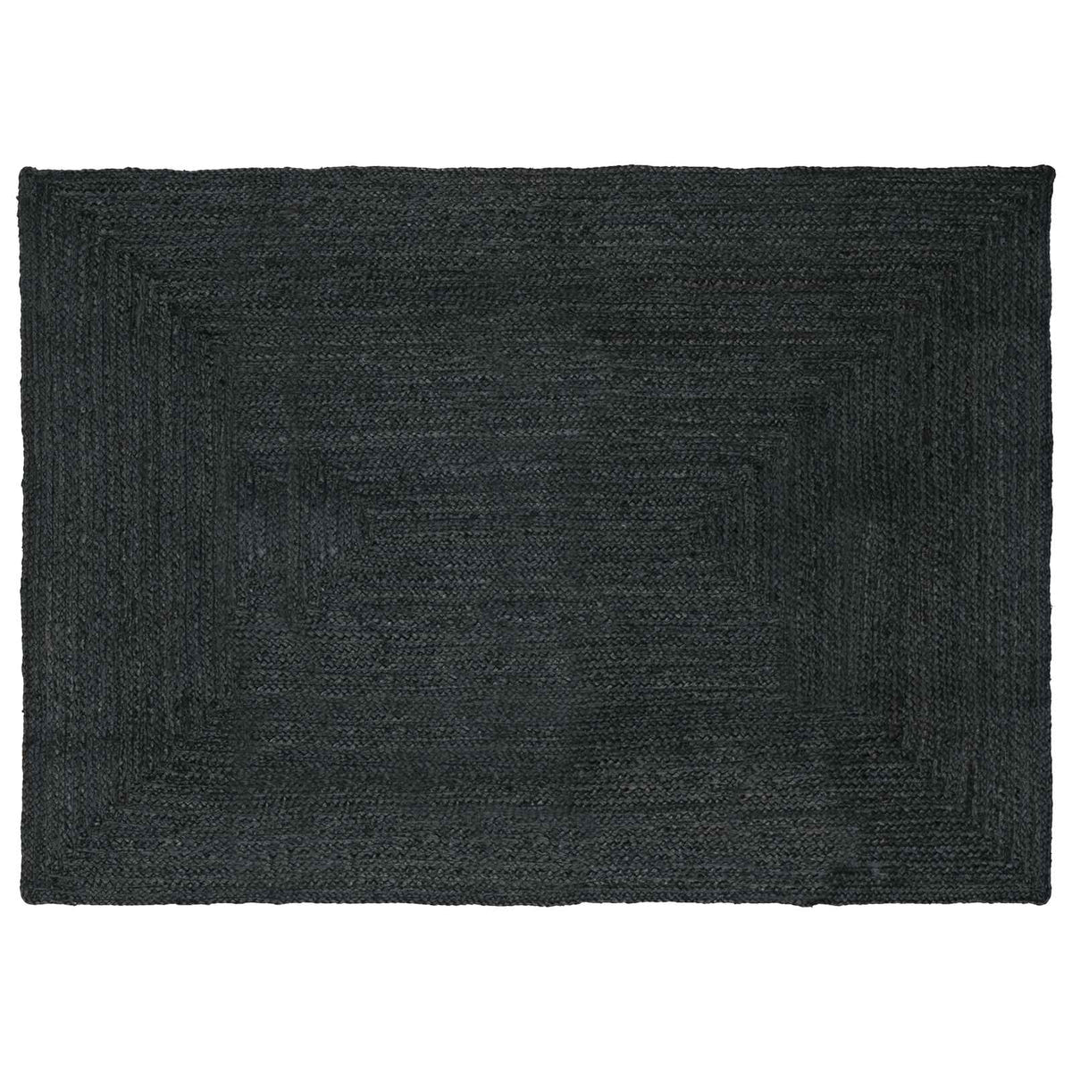 Kusové Koberce Obdélníkový Tmavě Šedá 160 X 230 Cm Juta