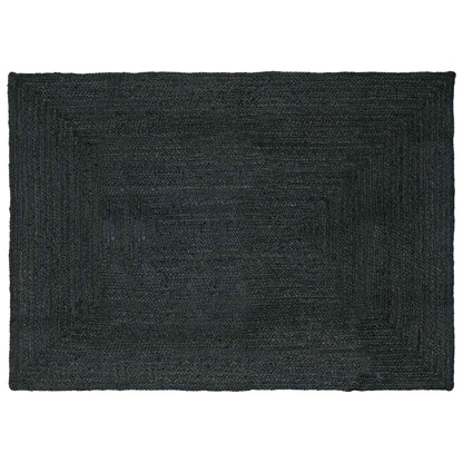 Kusové Koberce Obdélníkový Tmavě Šedá 160 X 230 Cm Juta