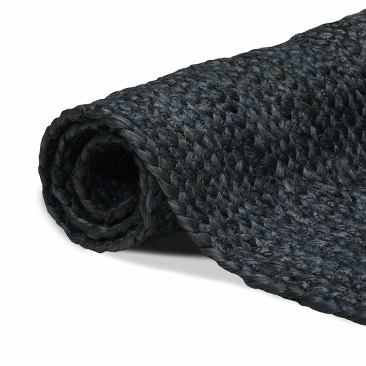 Kusové Koberce Čtvercový Tmavě Šedá 200 X 200 Cm Juta