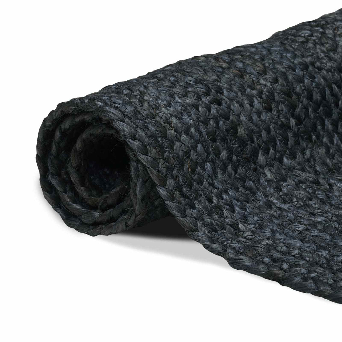 Kusové Koberce Obdélníkový Tmavě Šedá 200 X 290 Cm Juta