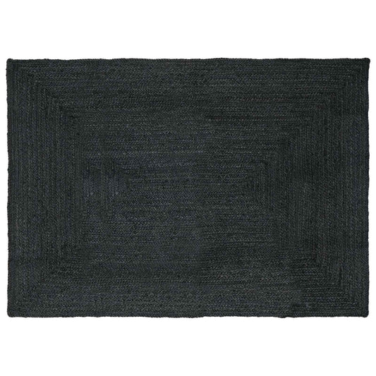 Kusové Koberce Obdélníkový Tmavě Šedá 200 X 290 Cm Juta