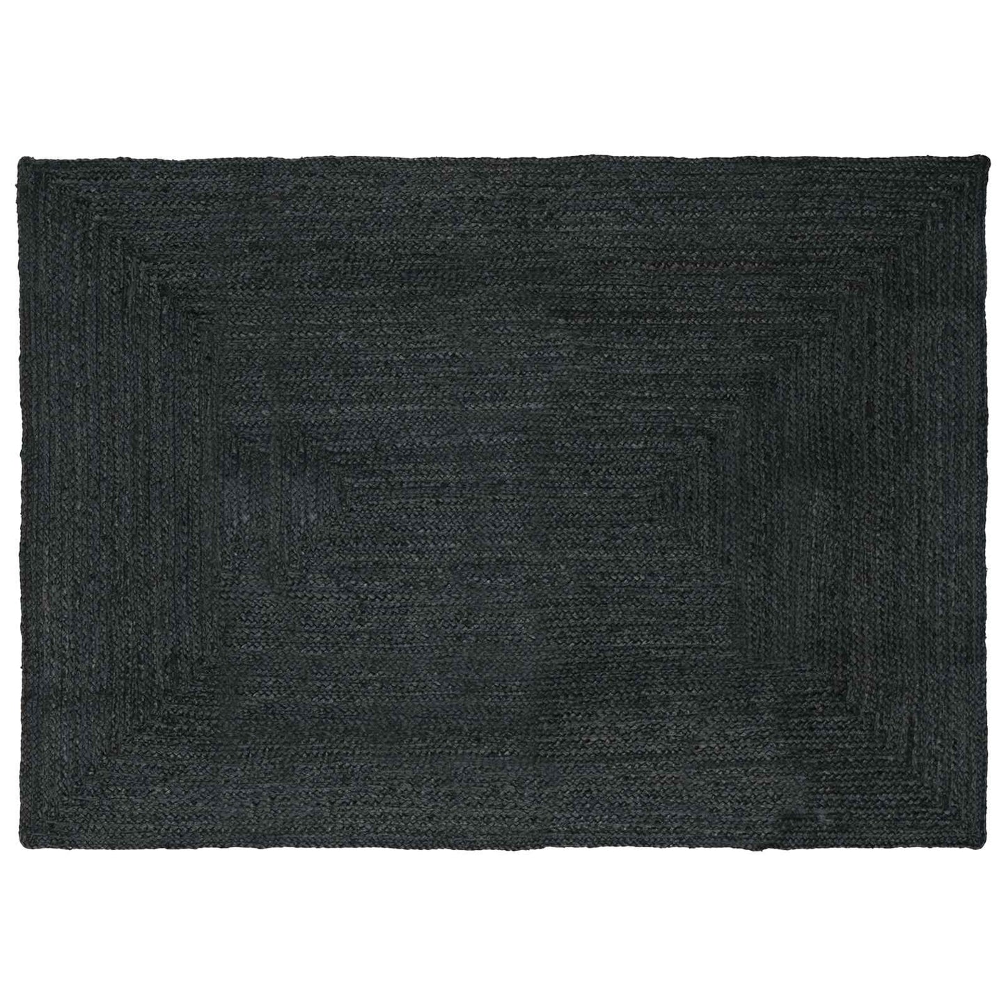 Kusové Koberce Obdélníkový Tmavě Šedá 240 X 340 Cm Juta