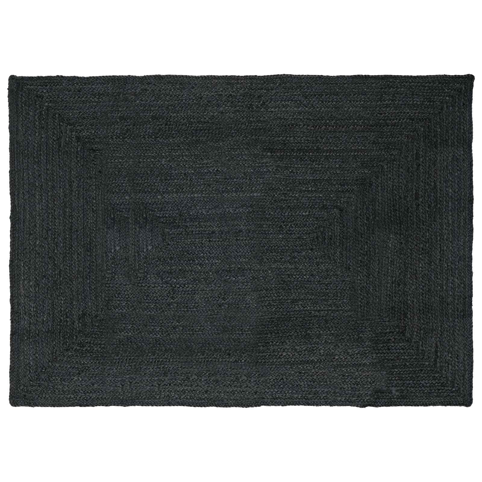 Kusové Koberce Obdélníkový Tmavě Šedá 240 X 340 Cm Juta