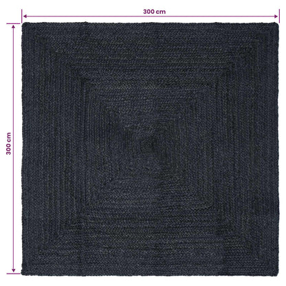 Kusové Koberce Čtvercový Tmavě Šedá 300 X 300 Cm Juta