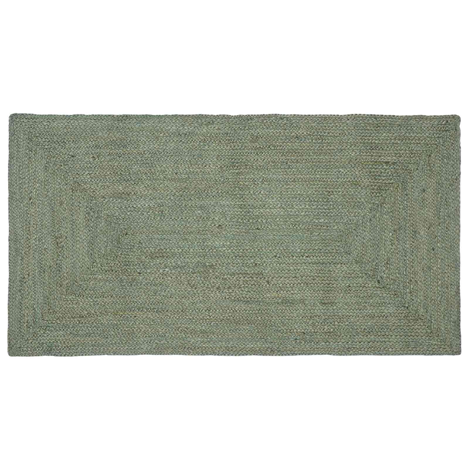 Kusové Koberce Obdélníkový Olivově Zelená 80 X 150 Cm Juta