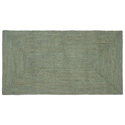Kusové Koberce Obdélníkový Olivově Zelená 80 X 150 Cm Juta