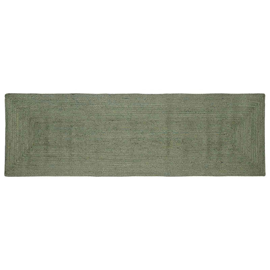 Kusové Koberce Obdélníkový Olivově Zelená 80 X 200 Cm Juta