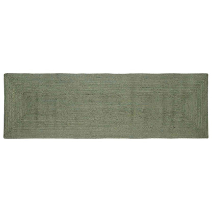 Kusové Koberce Obdélníkový Olivově Zelená 80 X 250 Cm Juta