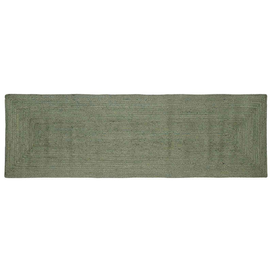 Kusové Koberce Obdélníkový Olivově Zelená 80 X 300 Cm Juta