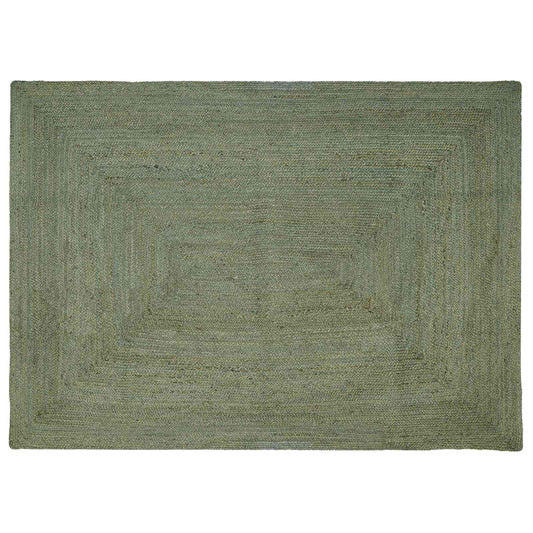 Kusové Koberce Obdélníkový Olivově Zelená 160 X 230 Cm Juta