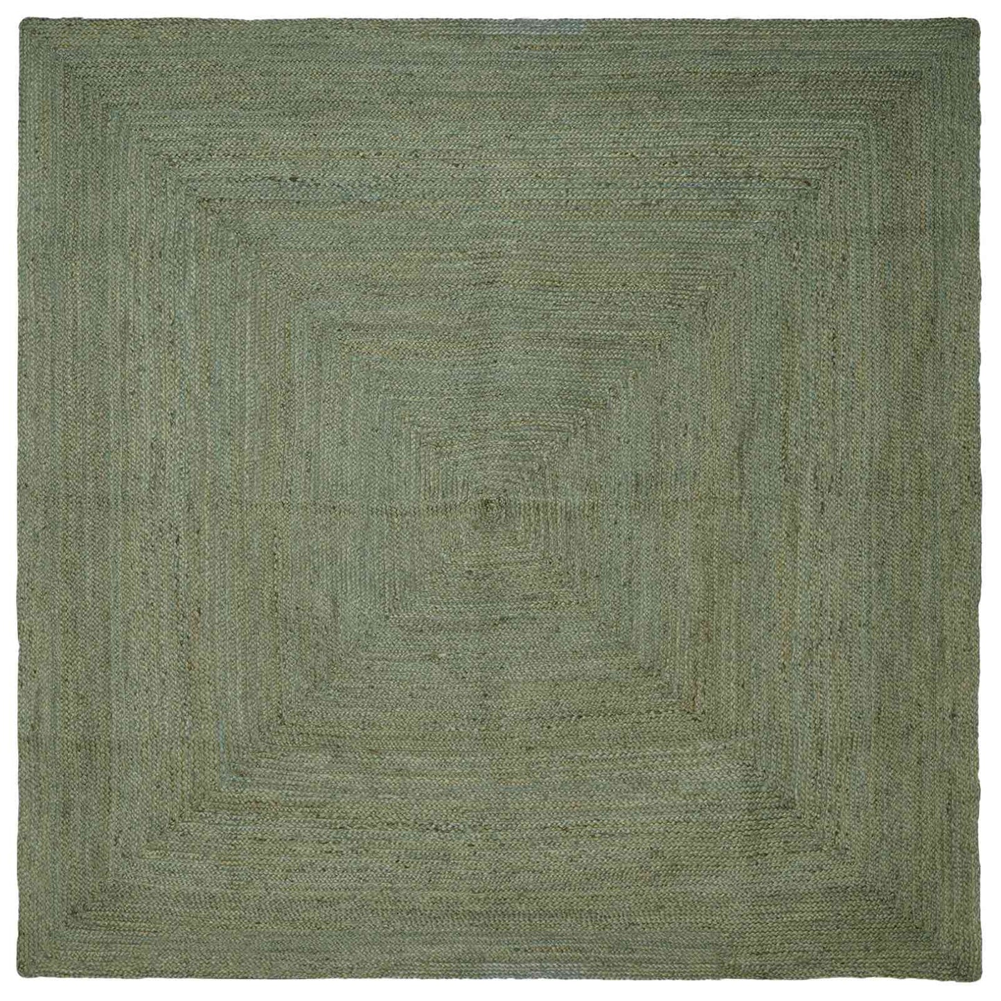 Kusové Koberce Čtvercový Olivově Zelená 200 X 200 Cm Juta